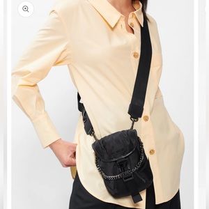 NWT MZ Wallace Black Micro Apex Crossbody